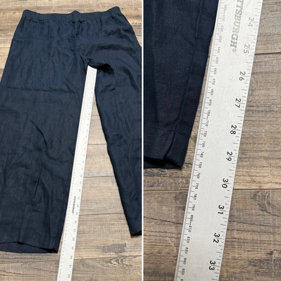J. Jill Deep Blue Linen Pants Wide Leg Women's Side XL
NWT - Picture 7 of 8